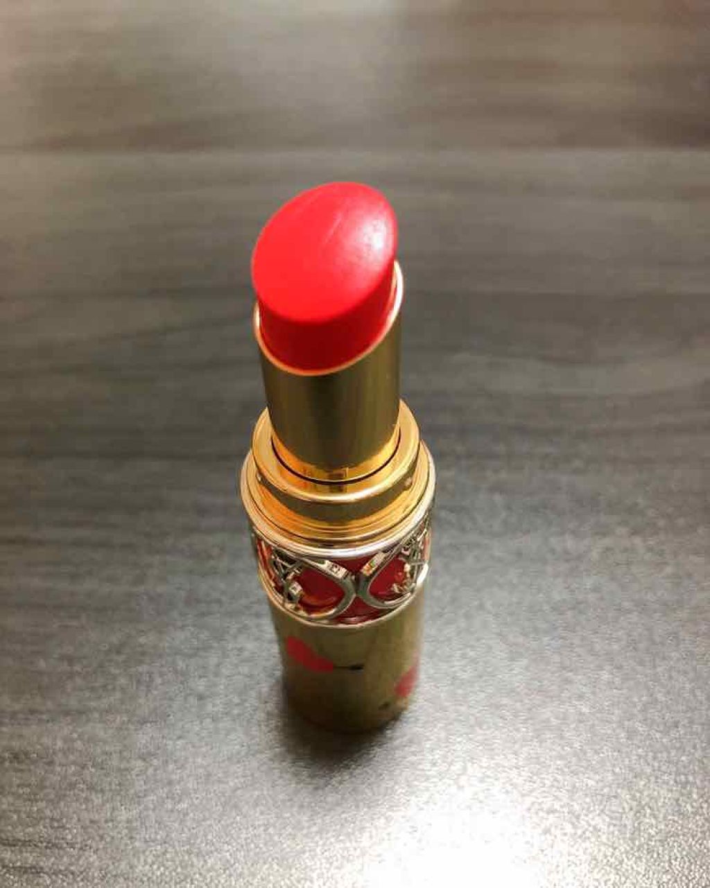 ルージュ ヴォリュプテ シャイン/YVES SAINT LAURENT BEAUTE/口紅を使ったクチコミ(2枚目)