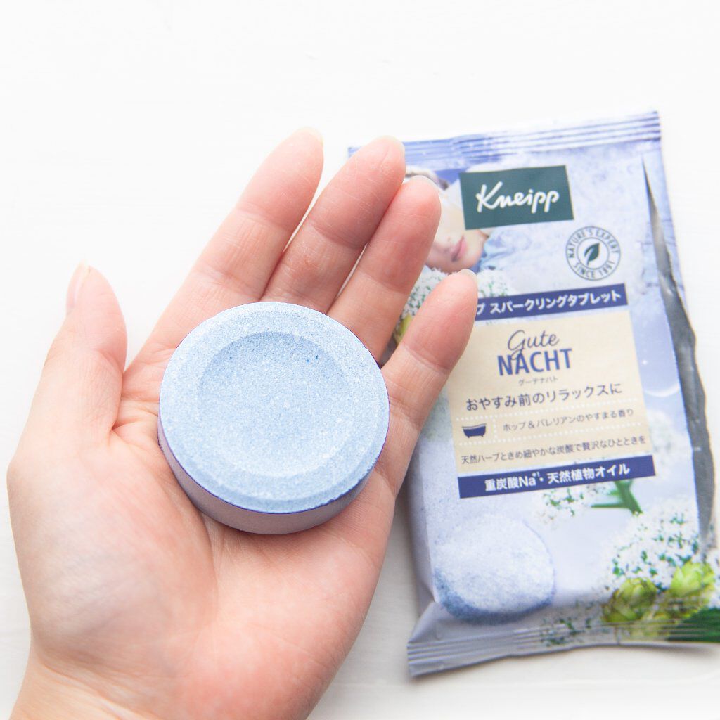 クナイプ グーテナハト スパークリングタブレット ホップ＆バレリアンの香り 1錠入り/クナイプ/炭酸系入浴剤を使ったクチコミ（3枚目）