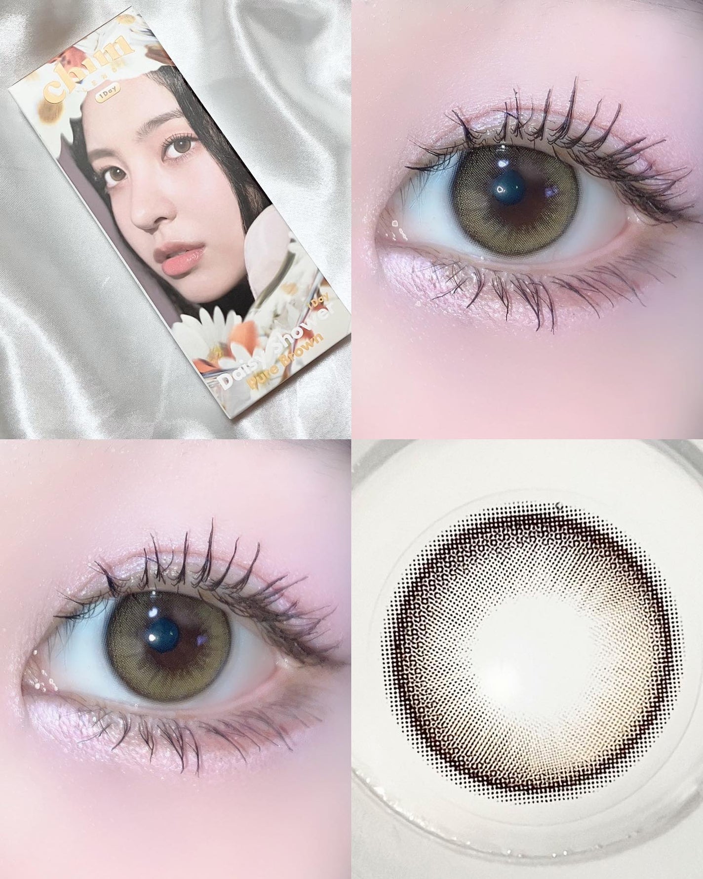 ぶる♥ on LIPS 「【#PR】新作✨ナチュ盛れレンズ🤎/🌼DaisyShower🌼..」(3枚目)