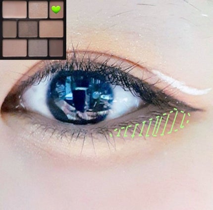 描くふたえアイライナー/CEZANNE/リキッドアイライナーを使ったクチコミ(5枚目)