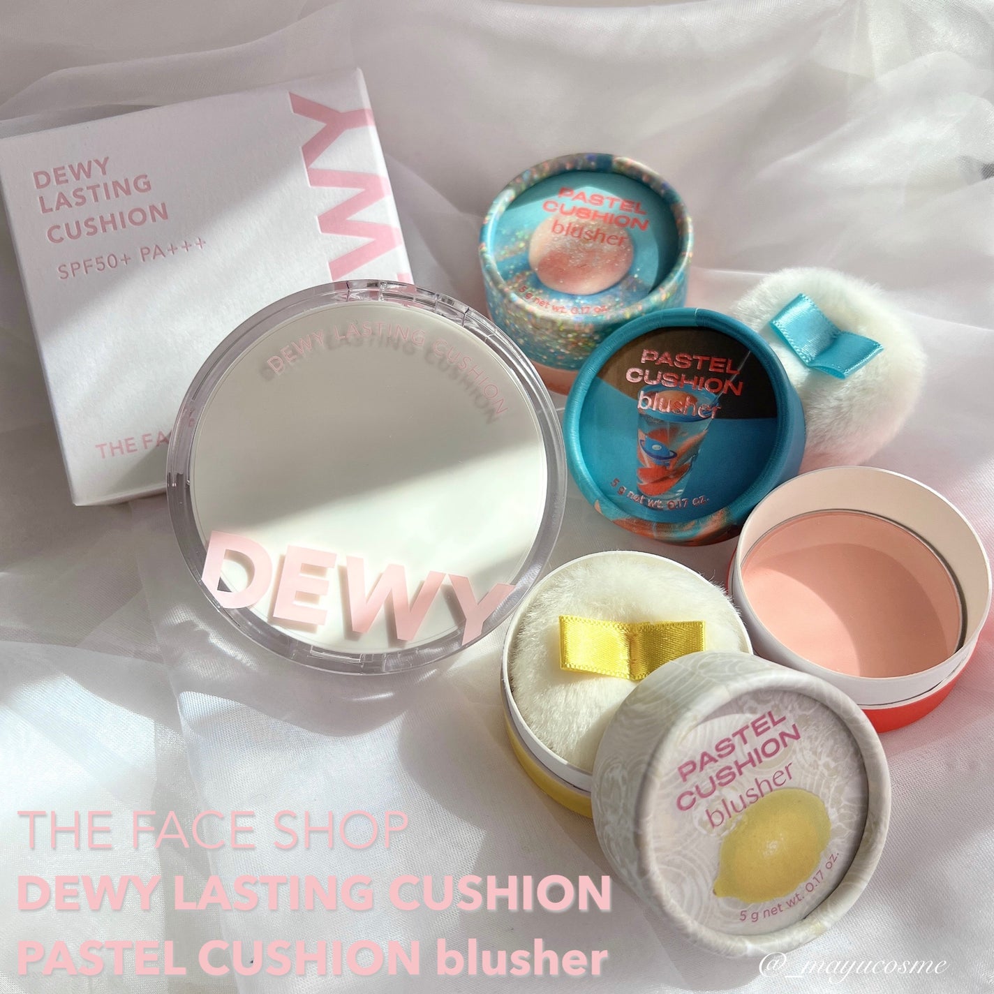 パステルクッションブラッシャー/THE FACE SHOP/パウダーチークを使ったクチコミ(1枚目)