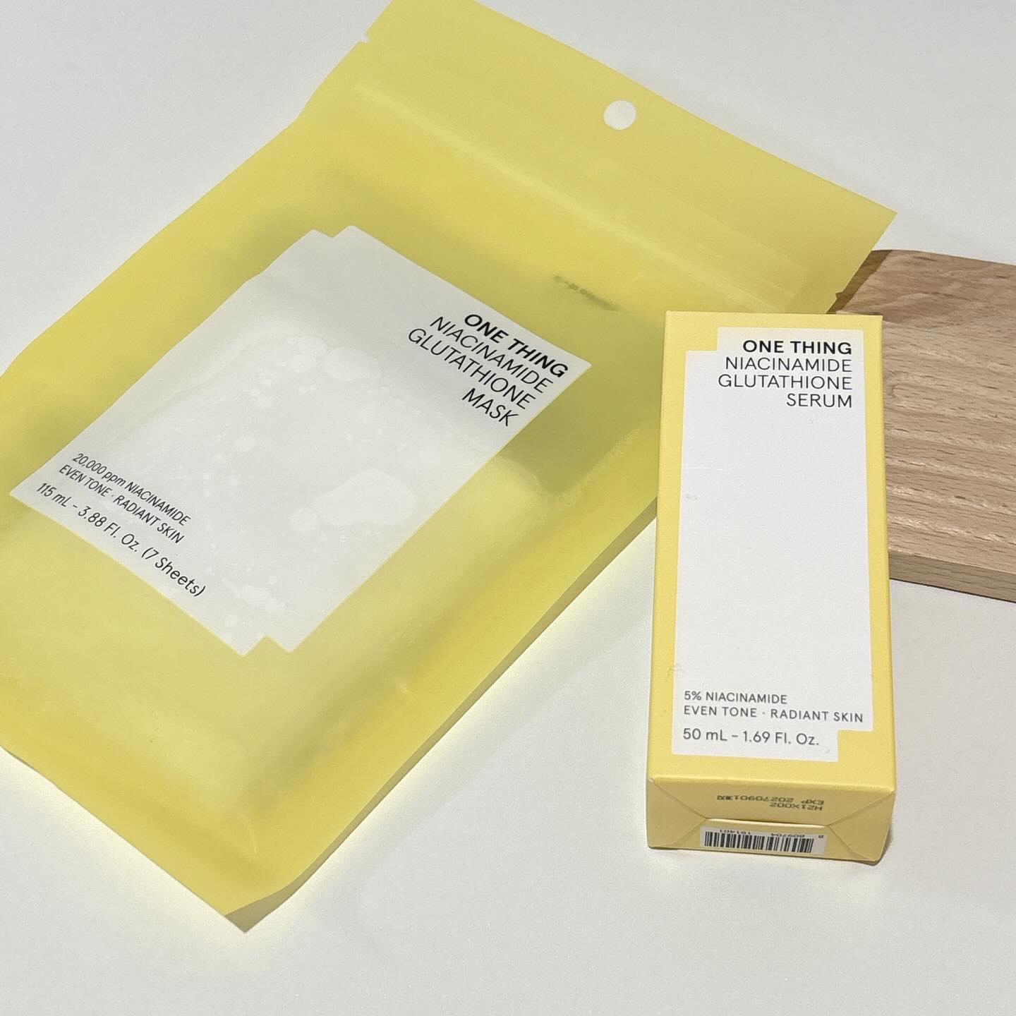 ナイアシンアミドグルタチオンマスク/ONE THING/シートマスク・パックを使ったクチコミ（2枚目）