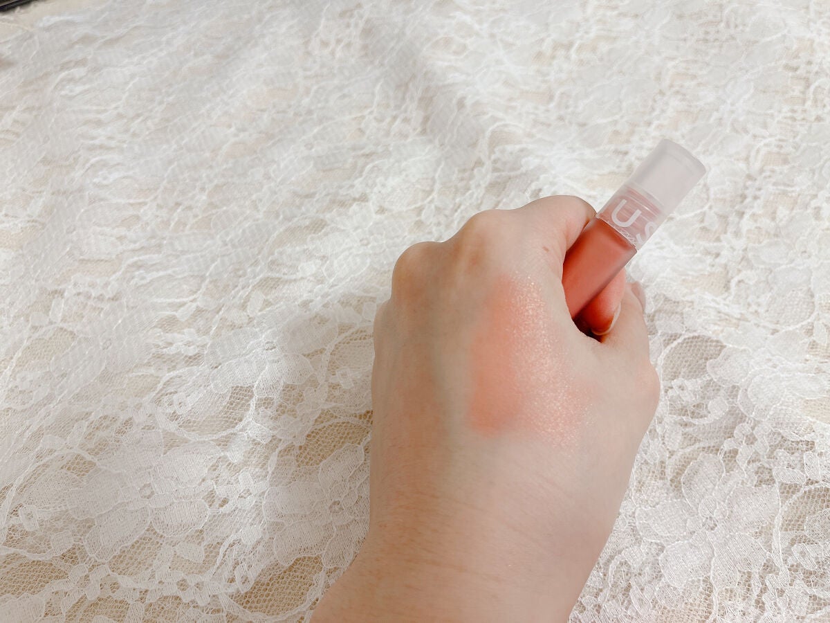 ソフトクリームチーク/AMUSE/リキッドチーク by らむ