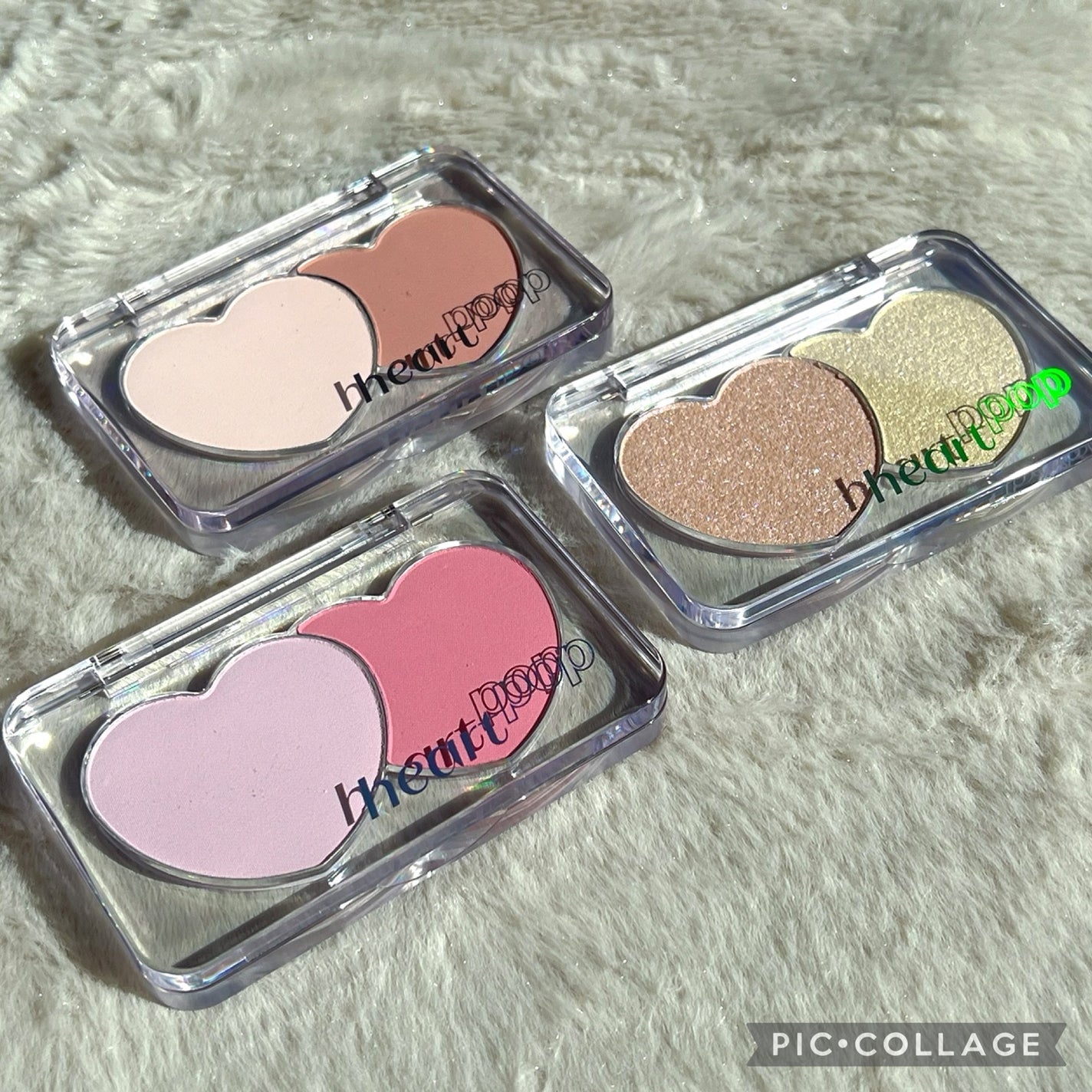 ハートポップデュオブラッシャー/ETUDE/パウダーチークを使ったクチコミ(1枚目)