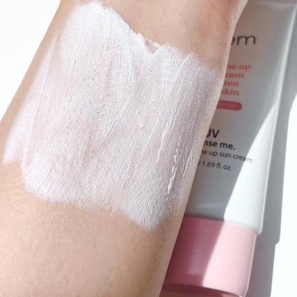 UVディフェンスミー カーミングトーンアップサンクリーム/make prem/日焼け止めクリームを使ったクチコミ(5枚目)