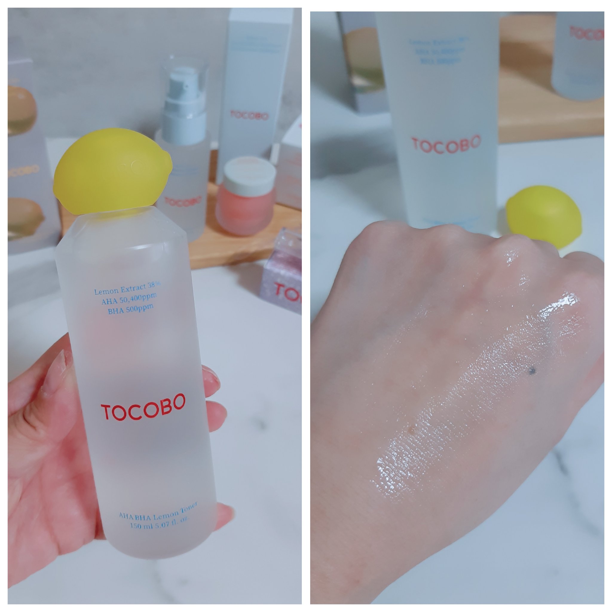 アハバハレモントナー/TOCOBO/化粧水を使ったクチコミ（2枚目）