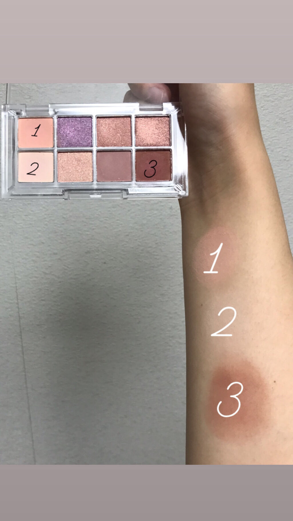 AC 8カラーアイパレット 03 ピンク ラベンダー/AC MAKEUP/アイシャドウパレットを使ったクチコミ（1枚目）