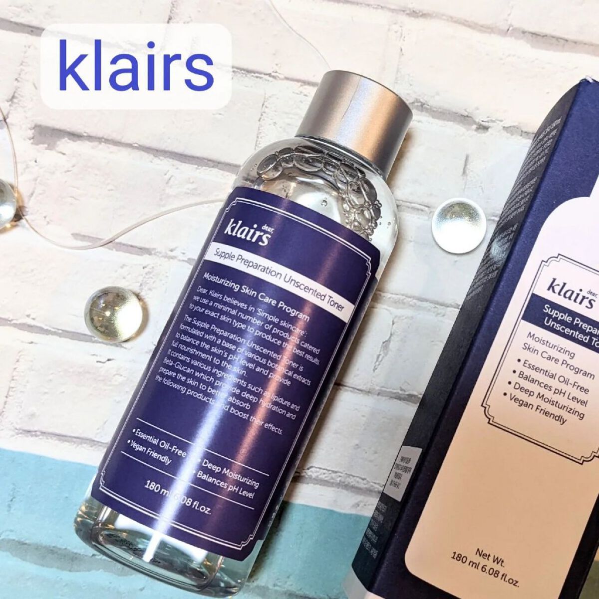 サプルプレパレーションアンセンテッドトナー(180ml)/Klairs/化粧水を使ったクチコミ（1枚目）