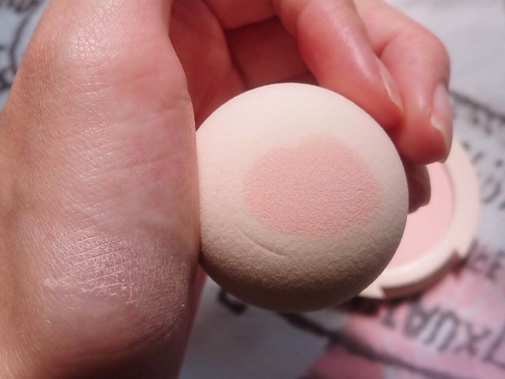 ベアブラッシャー パフ付き/フォレンコス/パウダーチークを使ったクチコミ（3枚目）