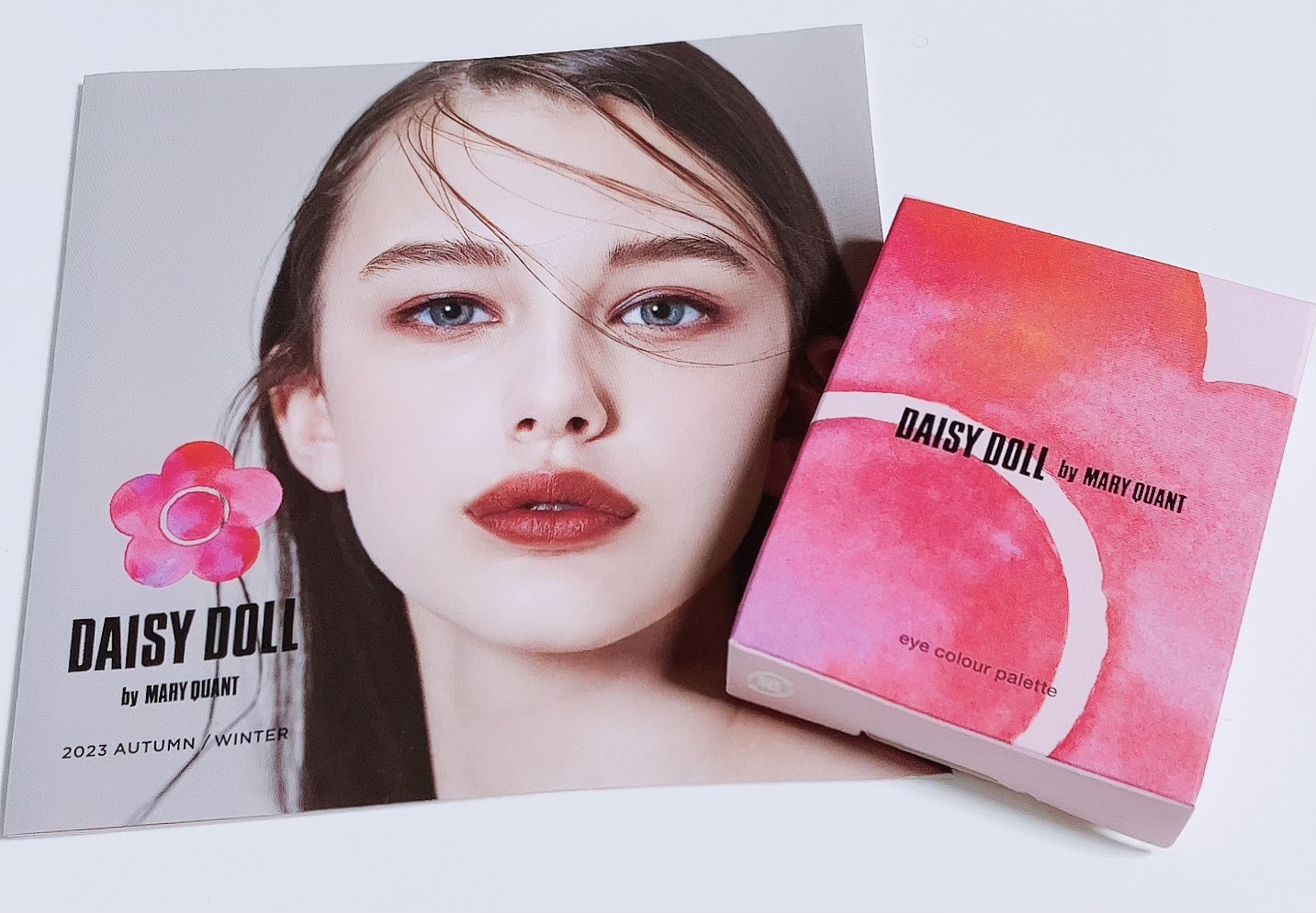 デイジードール アイカラー パレット PK-02 ローズフレーバー/DAISY DOLL by MARY QUANT/アイシャドウパレットを使ったクチコミ（1枚目）