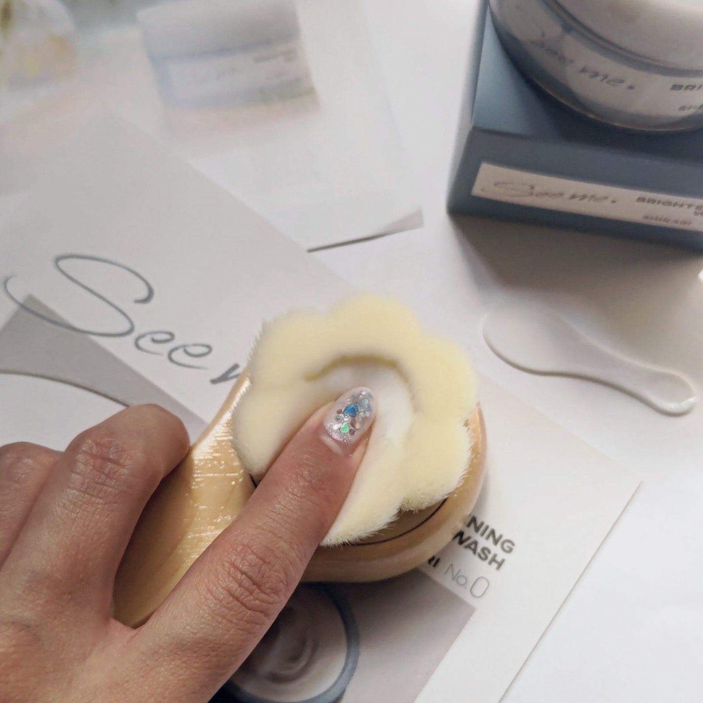 BRIGHTENING WASH/SHIKARI/その他洗顔料を使ったクチコミ(3枚目)