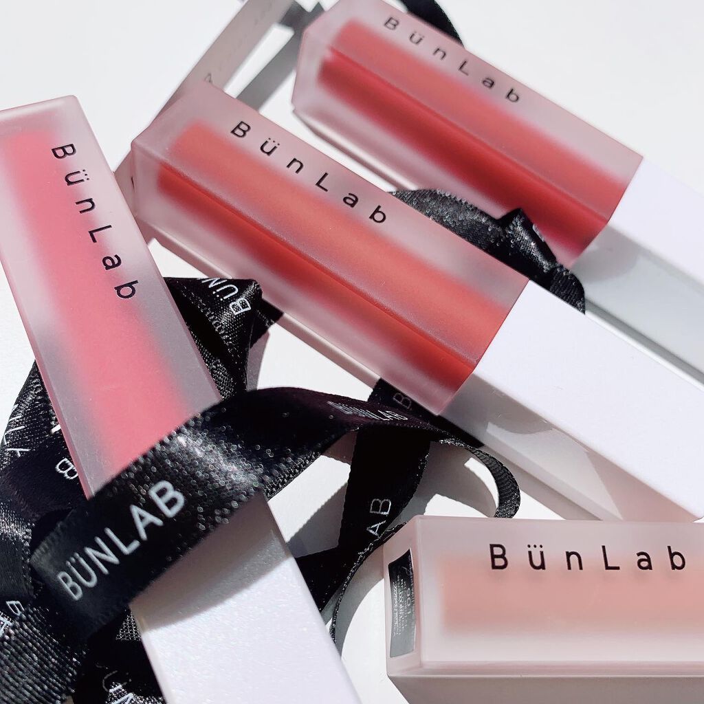 カラーウェイベルベットリップティント/BUNLAB/リップティントを使ったクチコミ（1枚目）