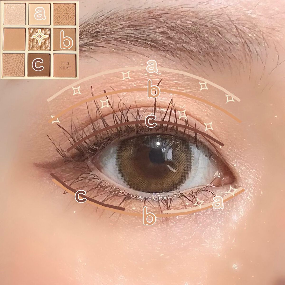 マイフェイブムードアイパレット 9カラー/HOLIKA HOLIKA/アイシャドウパレットを使ったクチコミ(5枚目)