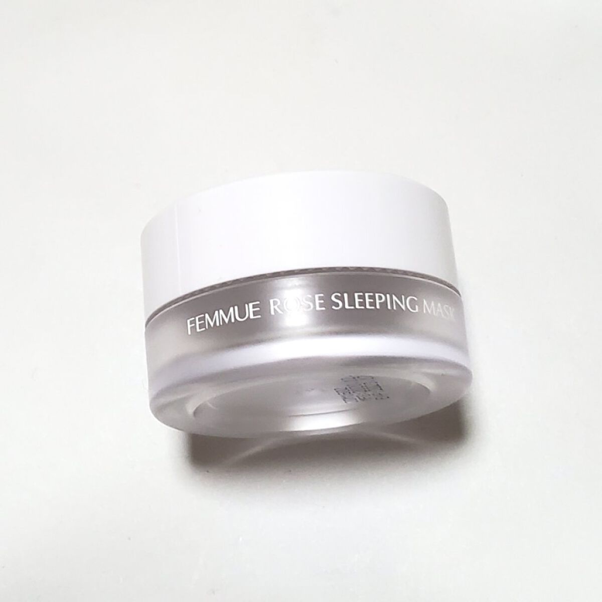 ローズウォーター スリーピングマスク/FEMMUE/フェイスクリームを使ったクチコミ（1枚目）