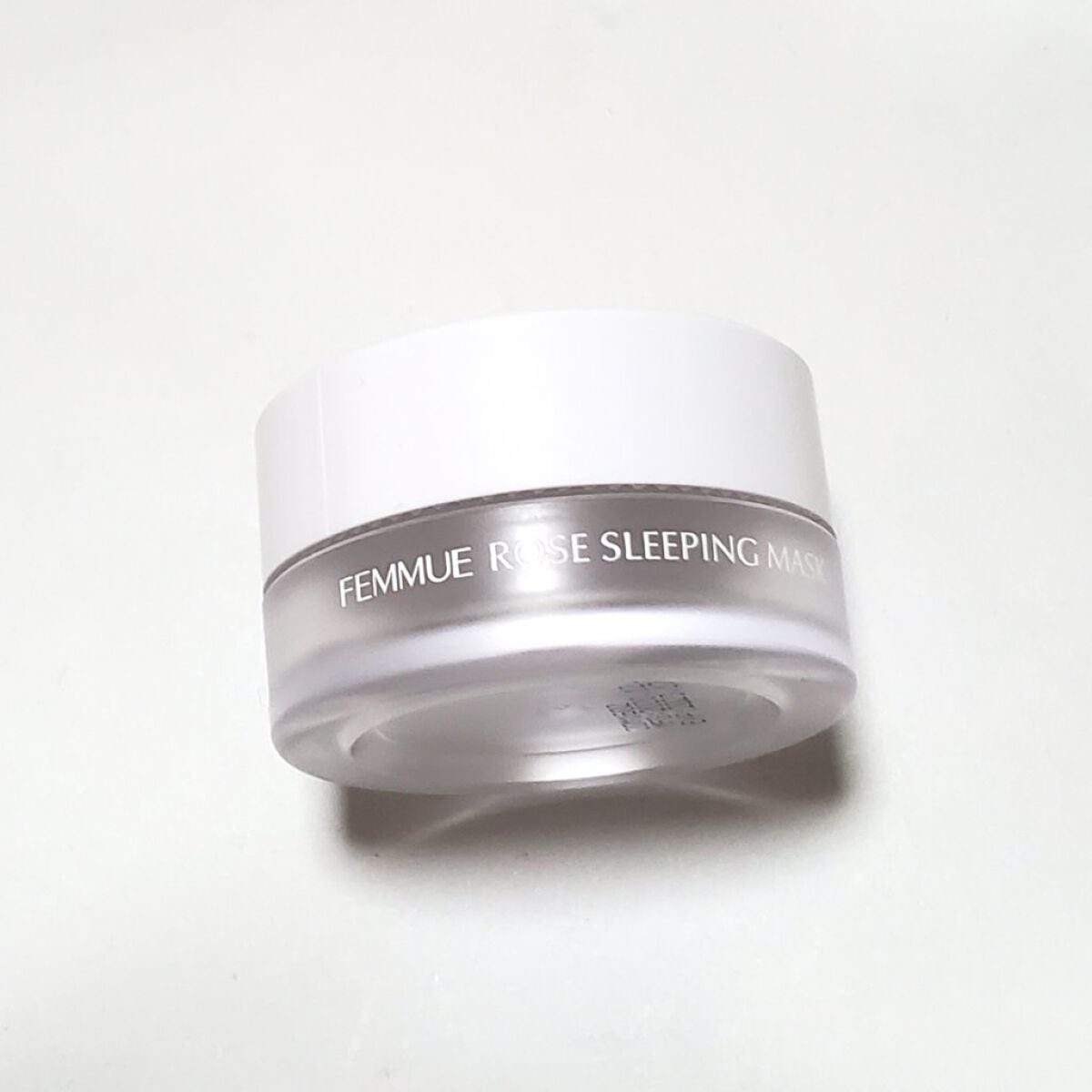 ローズウォーター スリーピングマスク/FEMMUE/フェイスクリームを使ったクチコミ(1枚目)