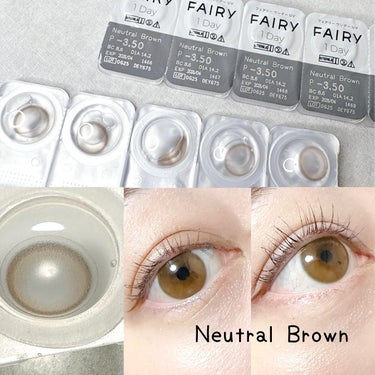 フェアリー ワンデー ニュートラルシリーズ Neutral Brown（ニュートラルブラウン）/FAIRY/ワンデー（１DAY）カラコンを使ったクチコミ（3枚目）