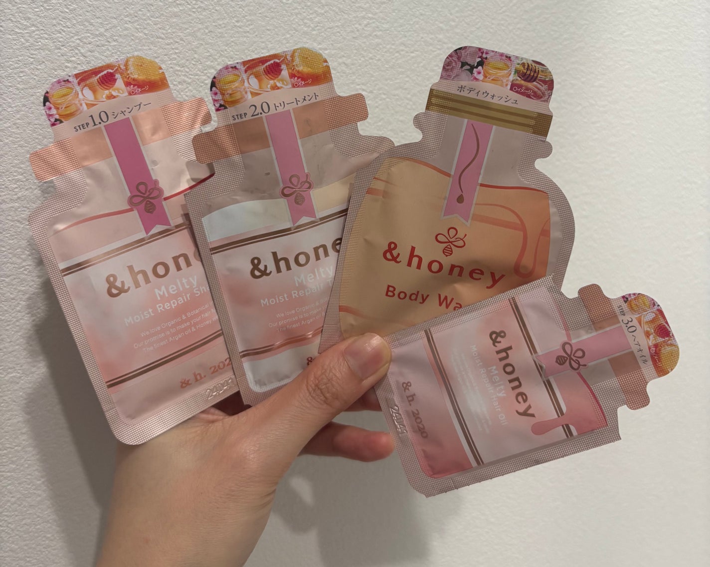 &honey Melty モイストリペア シャンプー1.0/モイストリペア ヘアトリートメント2.0/&honey/市販シャンプーを使ったクチコミ(1枚目)