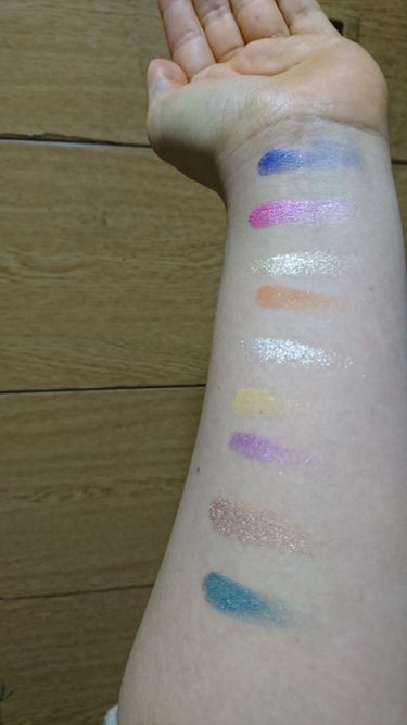 UR GLAM　BLOOMING EYE COLOR PALETTE/U R GLAM/パウダーアイシャドウを使ったクチコミ（2枚目）