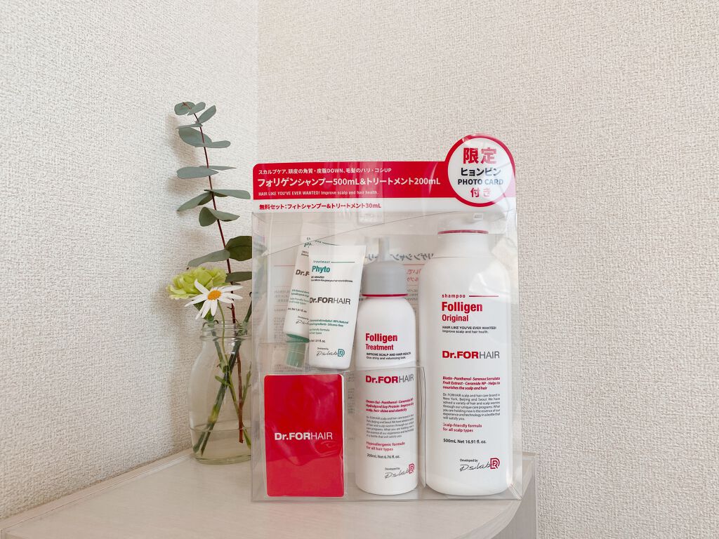 フォリゲンシャンプー／トリートメントセット/Dr.FORHAIR/シャンプー・コンディショナーを使ったクチコミ（1枚目）