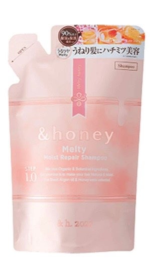 &honey Melty モイストリペア シャンプー1.0／モイストリペア ヘアトリートメント2.0 シャンプー(詰替え)350ml/&honey/シャンプー・コンディショナーの画像