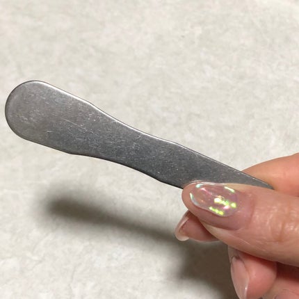 ステンレススパチュラ/DAISO/その他スキンケアグッズを使ったクチコミ(2枚目)