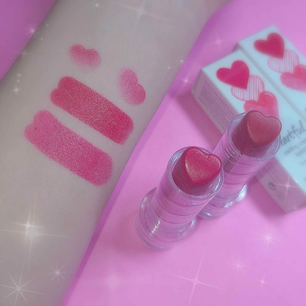 ハートフル シフォンクリーム リップスティック/HOLIKA HOLIKA/口紅を使ったクチコミ(1枚目)