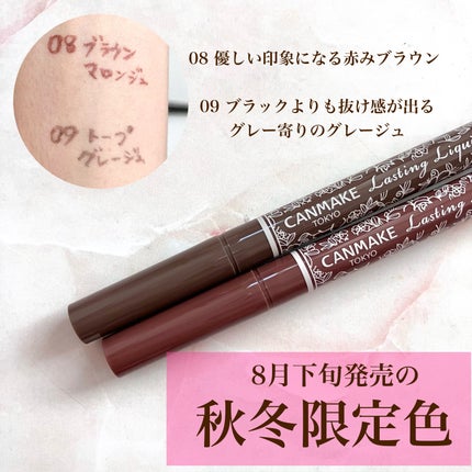 ラスティングリキッドライナー/キャンメイク/リキッドアイライナーを使ったクチコミ(3枚目)