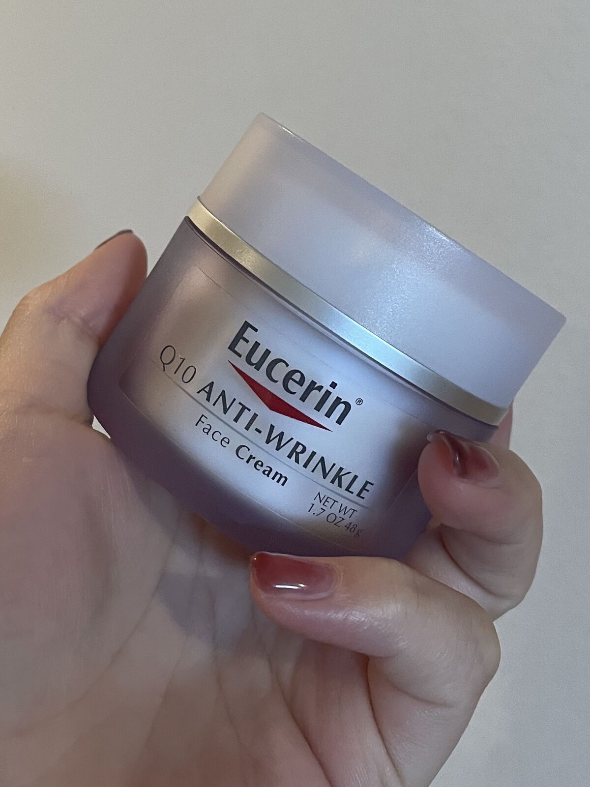 Q10アンチリンクルフェイスクリーム/Eucerin/フェイスクリームを使ったクチコミ（1枚目）