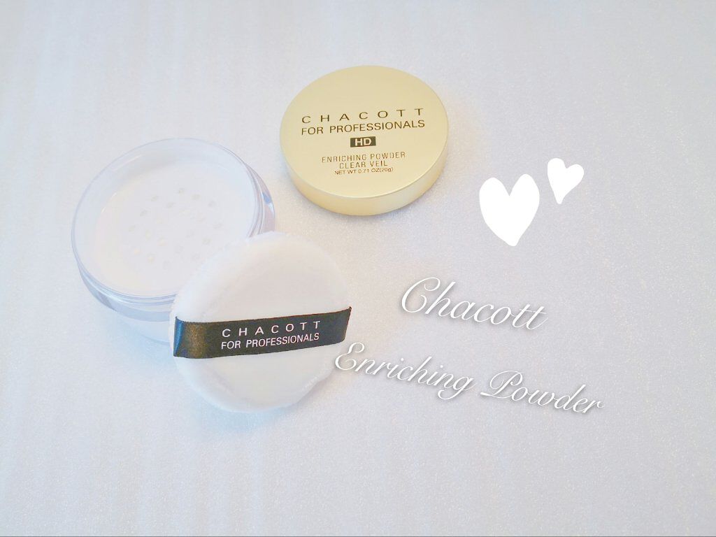チャコット・コスメティクス エンリッチングパウダーのクチコミ「Chacottさんの
エンリッチングパウダー クリアヴェール

24時間使用できる美容成分でで.....」（1枚目）