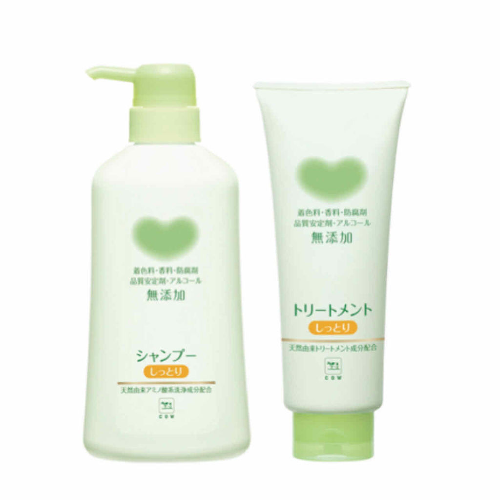 シャンプー・トリートメント しっとり トリートメント 180g/カウブランド無添加/市販シャンプーを使ったクチコミ（1枚目）