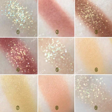 VenusMarble 9色アイシャドウパレット/Venus Marble/アイシャドウパレットを使ったクチコミ(2枚目)