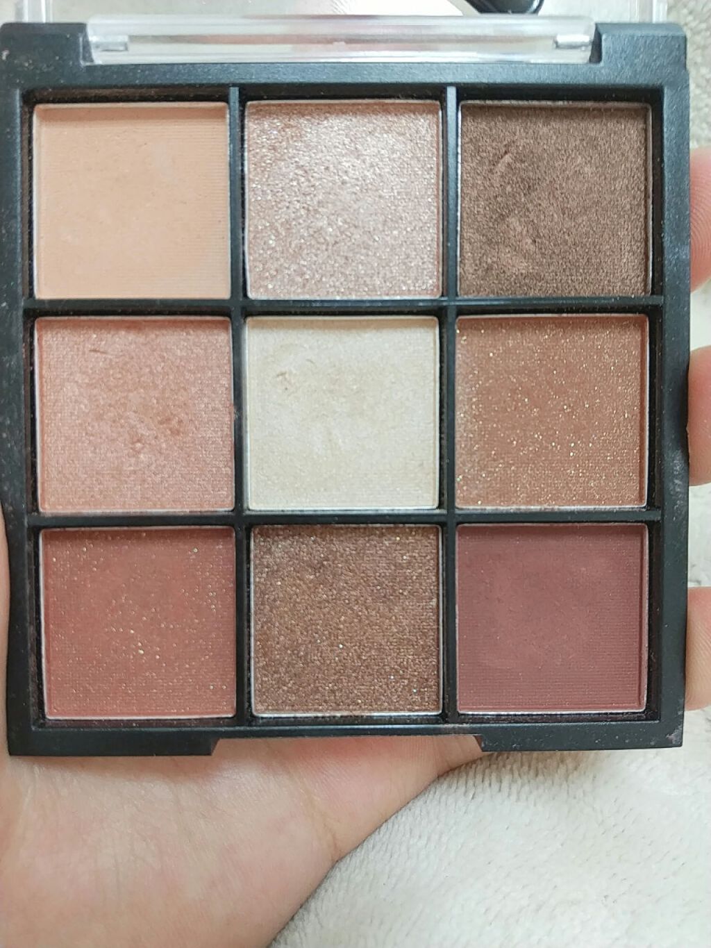 UR GLAM　BLOOMING EYE COLOR PALETTE/U R GLAM/アイシャドウパレットを使ったクチコミ（1枚目）