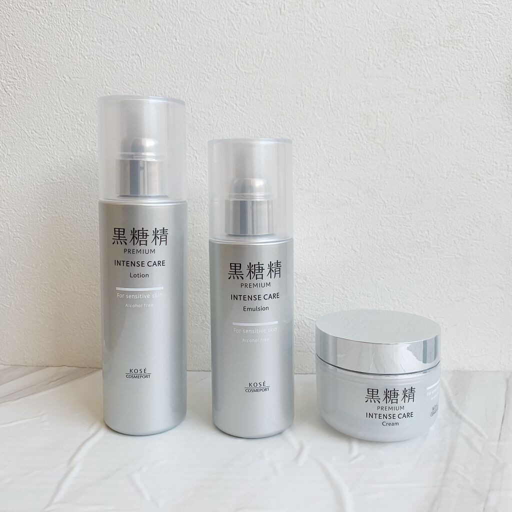 プレミアム インテンスケア エマルジョン/黒糖精/乳液を使ったクチコミ（1枚目）
