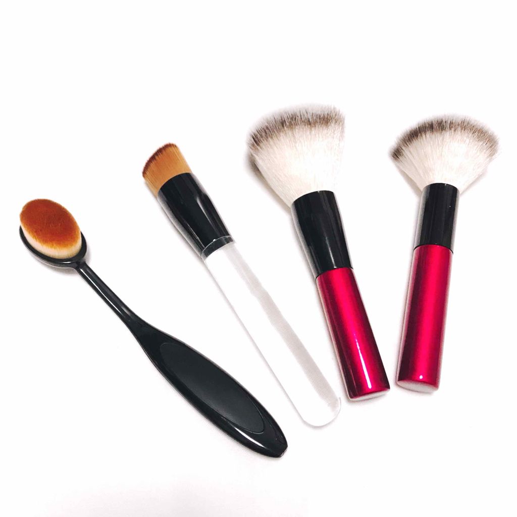 春姫 ファンデーションブラシ/DAISO/メイクブラシを使ったクチコミ（1枚目）