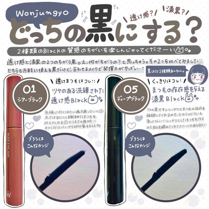 ウォンジョンヨ ヌードアイラッシュ/Wonjungyo/マスカラを使ったクチコミ(1枚目)