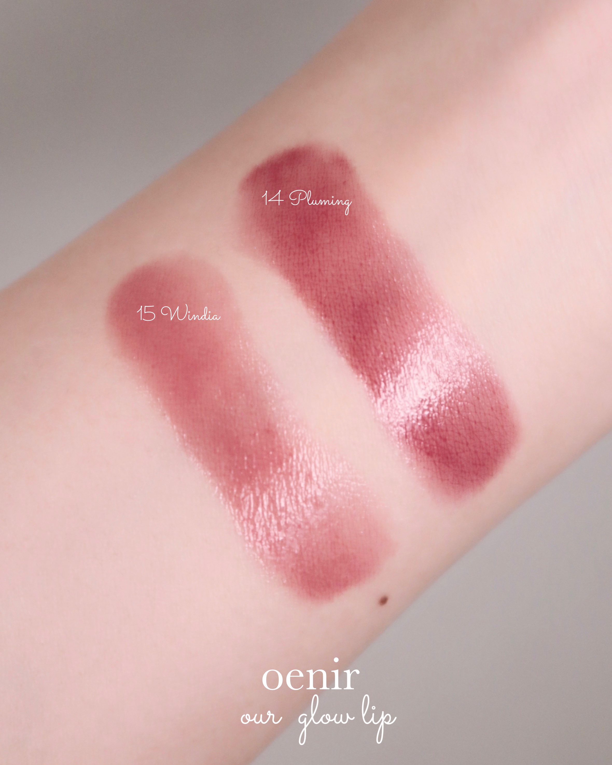 アワーグロウリップ #14 Pluming/oenir/口紅を使ったクチコミ（3枚目）