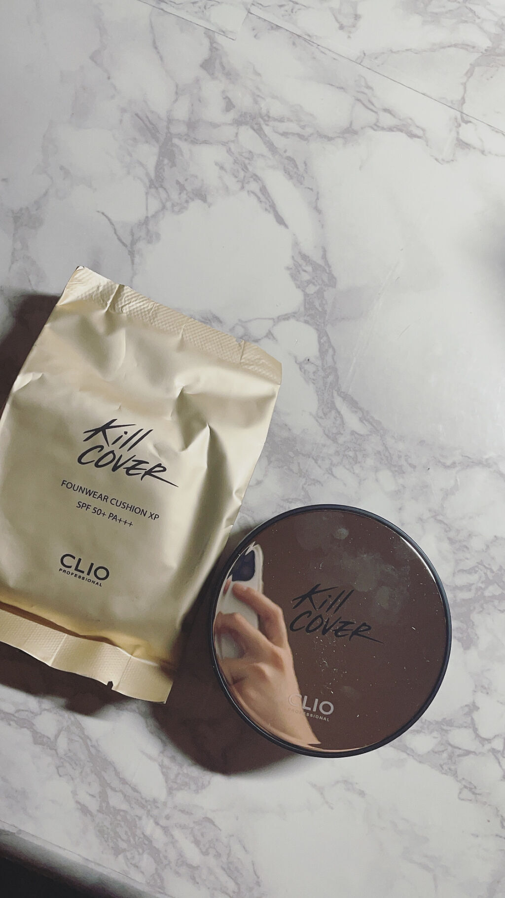 キル カバー アンプル クッション/CLIO/クッションファンデーションを使ったクチコミ（2枚目）