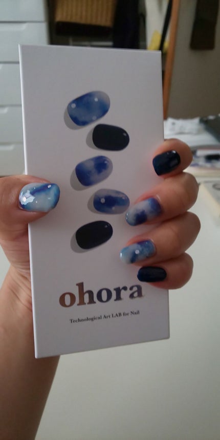 セミキュアジェルネイル(ハンド)/ohora/ネイルシールを使ったクチコミ(1枚目)