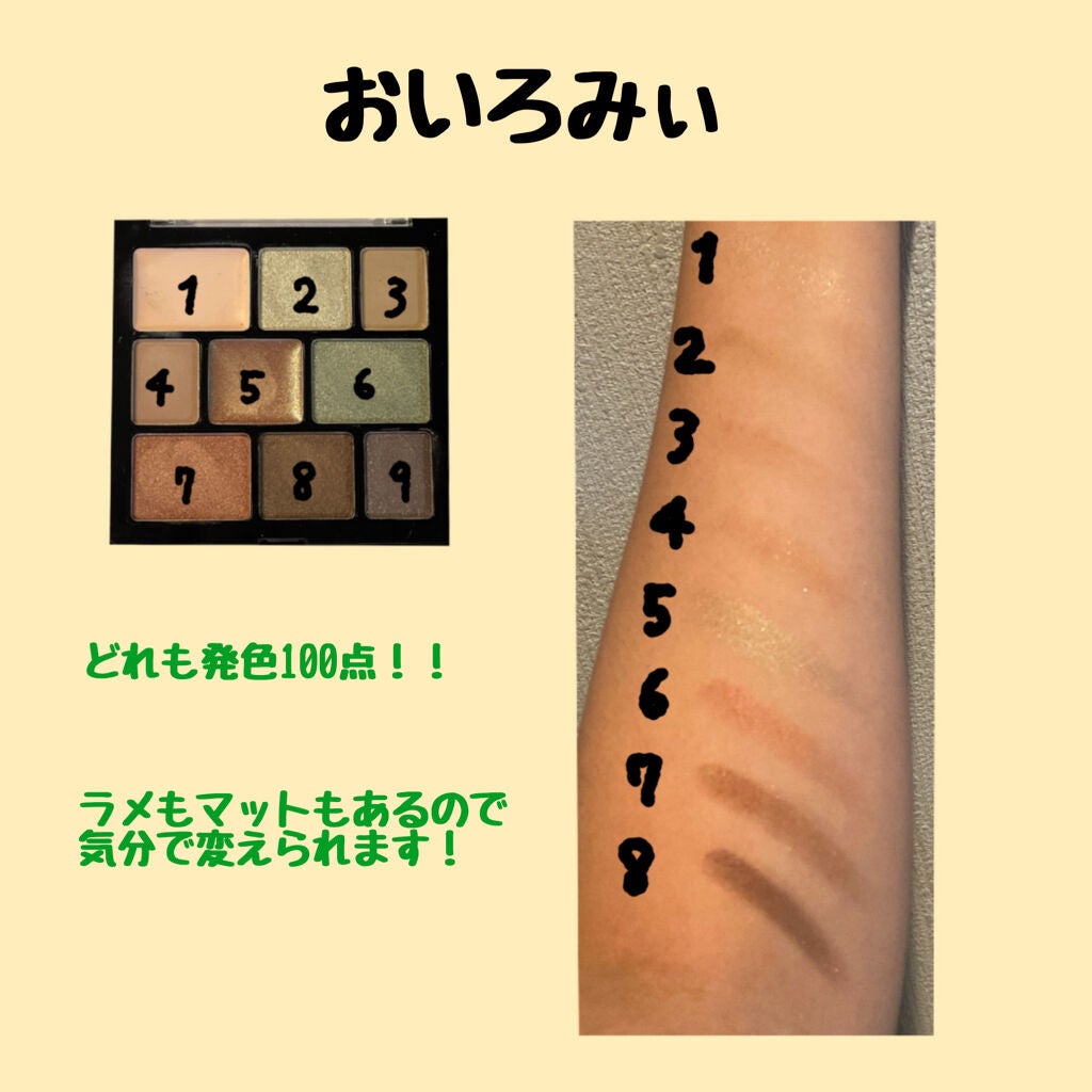 ムードアイシャドウパレット/GENE TOKYO/アイシャドウパレットを使ったクチコミ(3枚目)