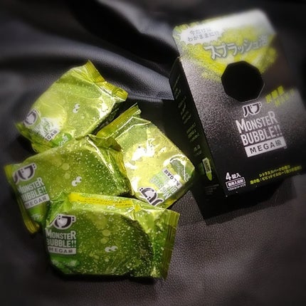 バブ モンスターバブルMEGA級 スプラッシュ泡 シトラススパークの香り/バブ/炭酸系入浴剤を使ったクチコミ(5枚目)