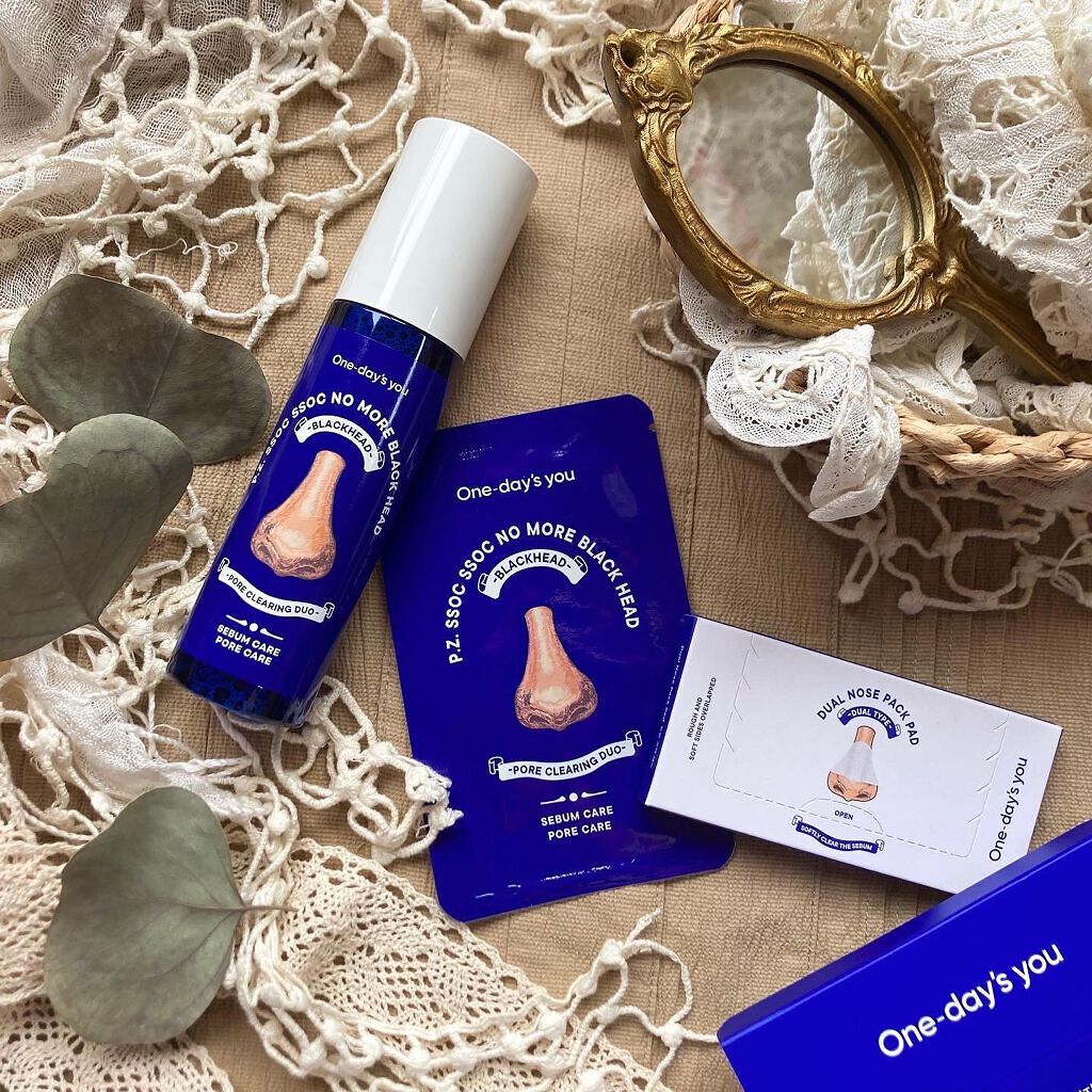 ノーモアブラックヘッド+専用デュアルコットンセット/One-day's you/スクラブ・ゴマージュを使ったクチコミ(1枚目)