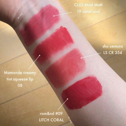 クリーミーティント スクウィーズリップ/Mamonde/リップティントを使ったクチコミ(3枚目)
