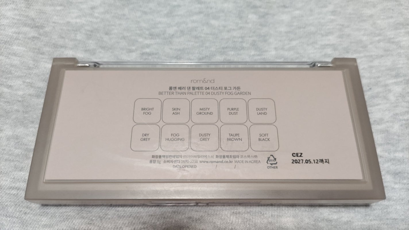 ベターザンパレット/rom&nd/アイシャドウパレットを使ったクチコミ(4枚目)