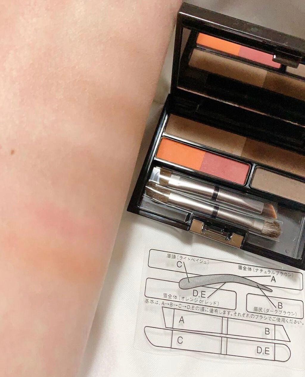 アイブロウ クリエイティブパレット/IPSA/パウダーアイブロウを使ったクチコミ(4枚目)