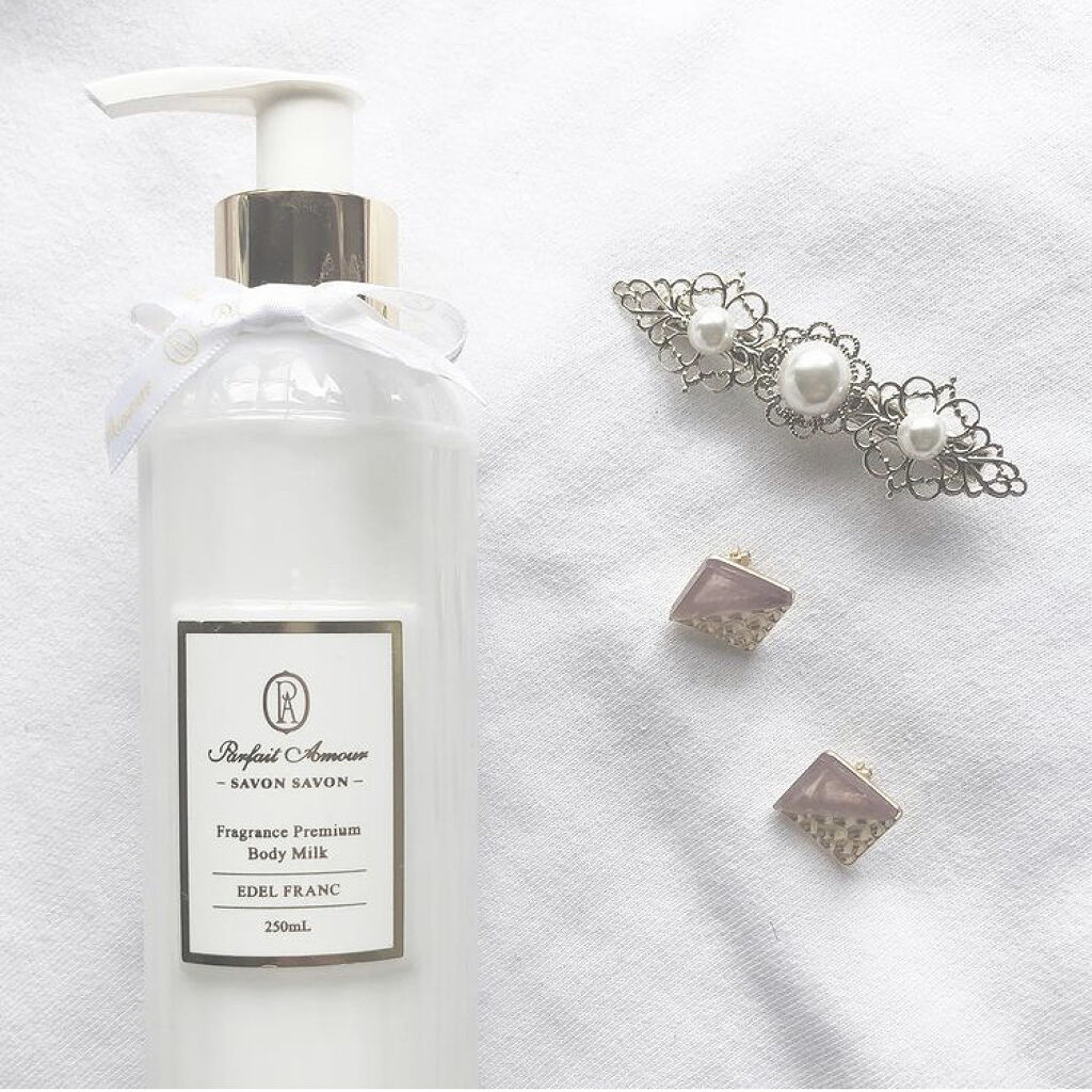 フレグランス プレミアム ボディミルク/パルフェタムール サボンサボン/ボディミルクを使ったクチコミ（1枚目）