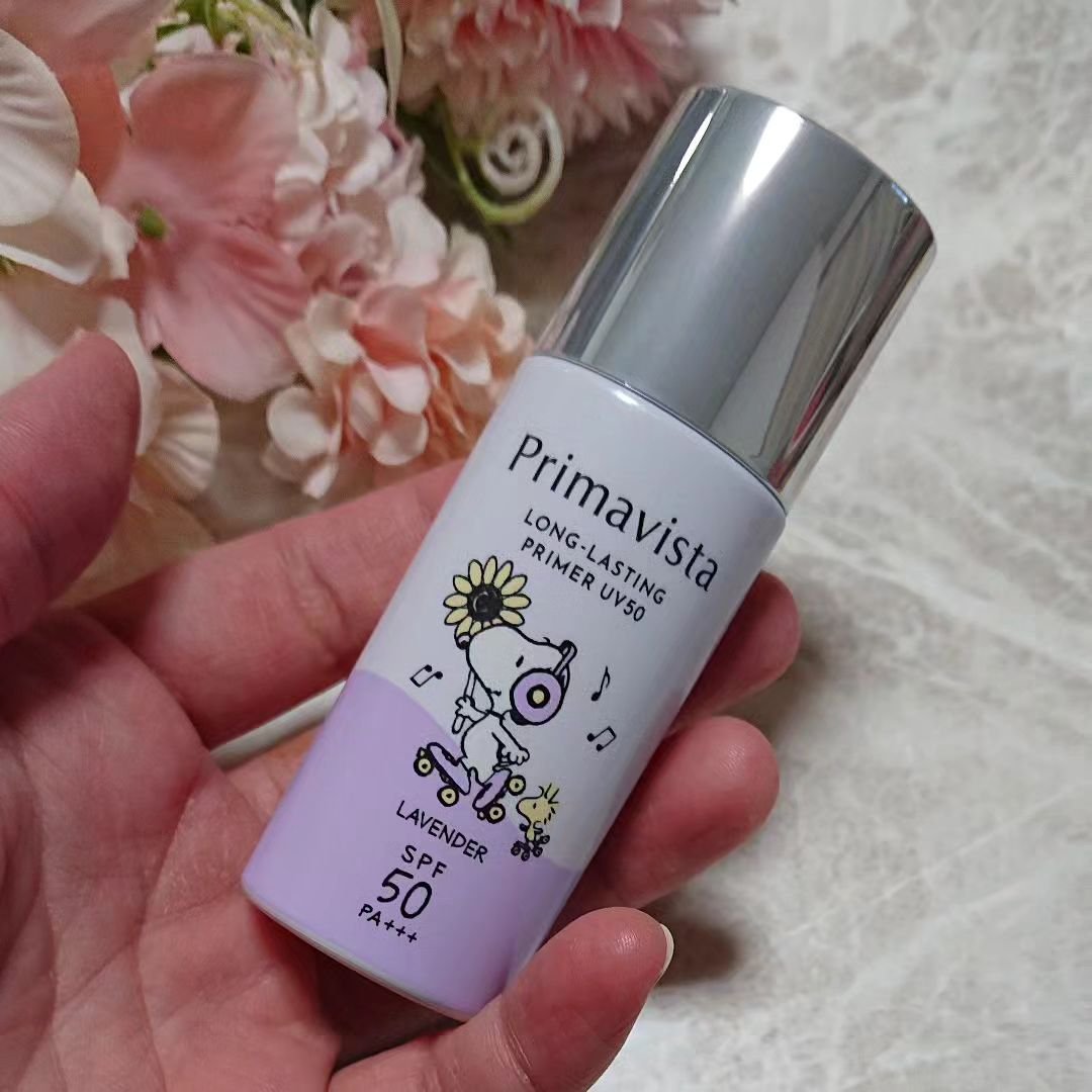プリマヴィスタ スキンプロテクトベース 皮脂くずれ防止 UV50 スヌーピー限定デザイン（ラベンダー）/プリマヴィスタ/化粧下地を使ったクチコミ（3枚目）