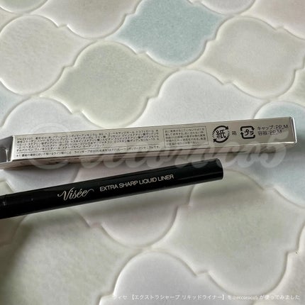 エクストラシャープ リキッドライナー/Visée/リキッドアイライナーを使ったクチコミ(4枚目)