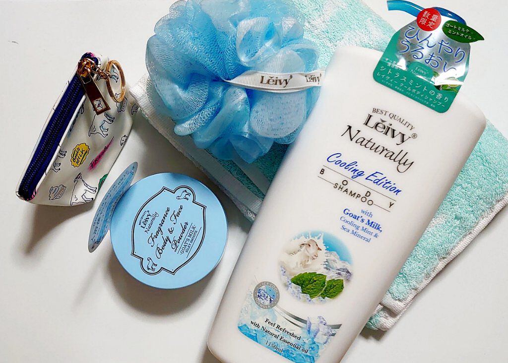 フレグランス ボディ＆フェイスパウダー ゴートミルク/Leivy/ルースパウダーを使ったクチコミ（1枚目）