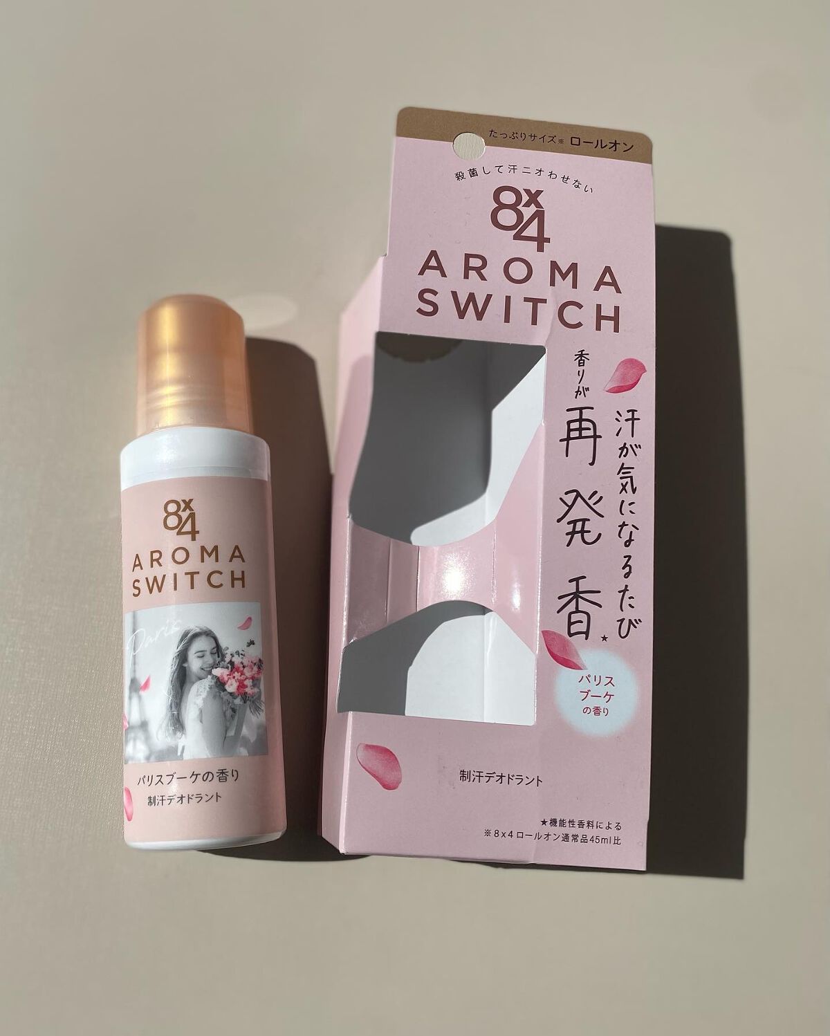 8x4 アロマスイッチ ロールオン パリスブーケの香り/8x4/デオドラント・制汗剤を使ったクチコミ(5枚目)