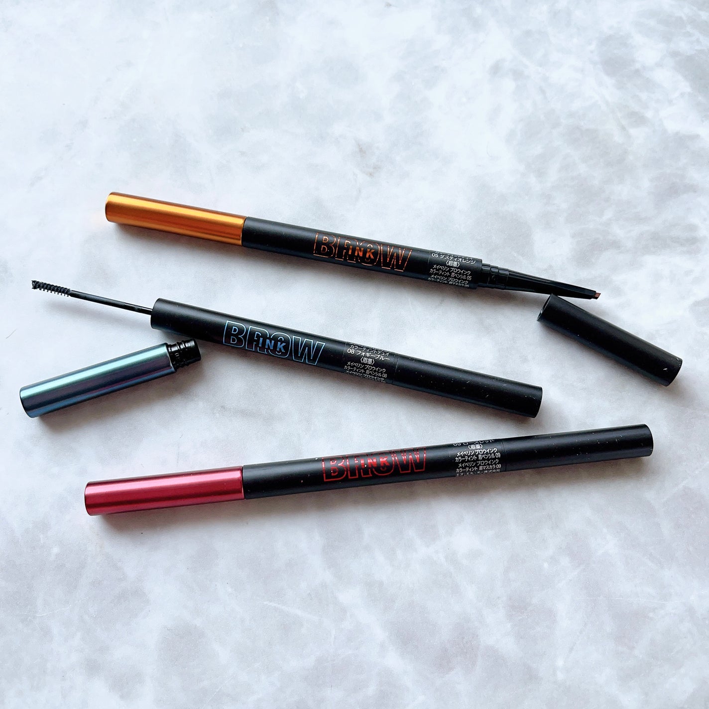 ブロウインク カラーティントデュオ/MAYBELLINE NEW YORK/眉ティントを使ったクチコミ(1枚目)